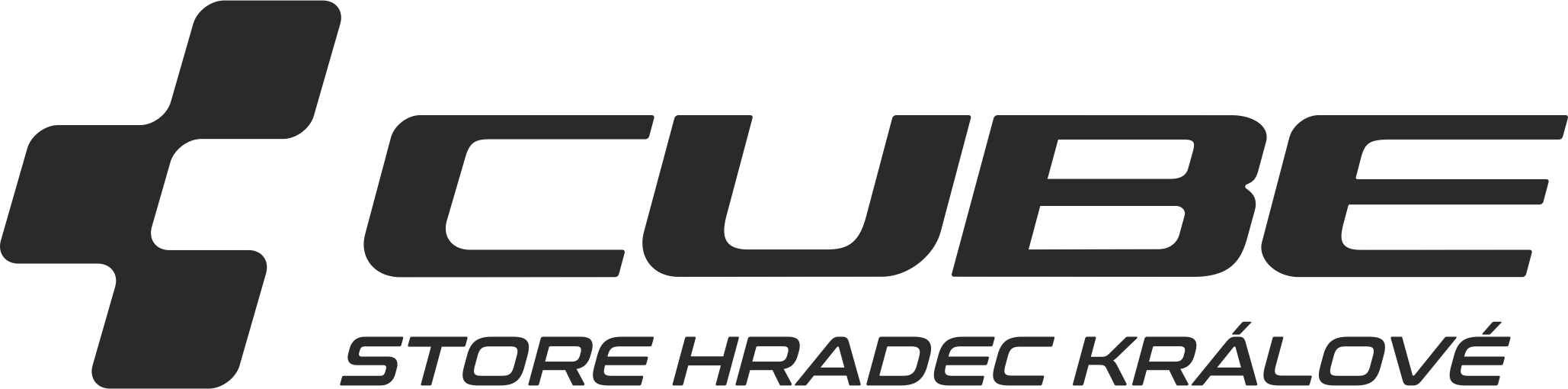 Bílé Logo CUBE Store